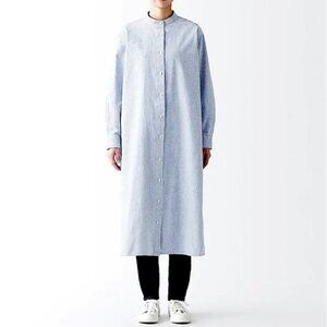 NWT Muji L/S Oxford Shirtdress
